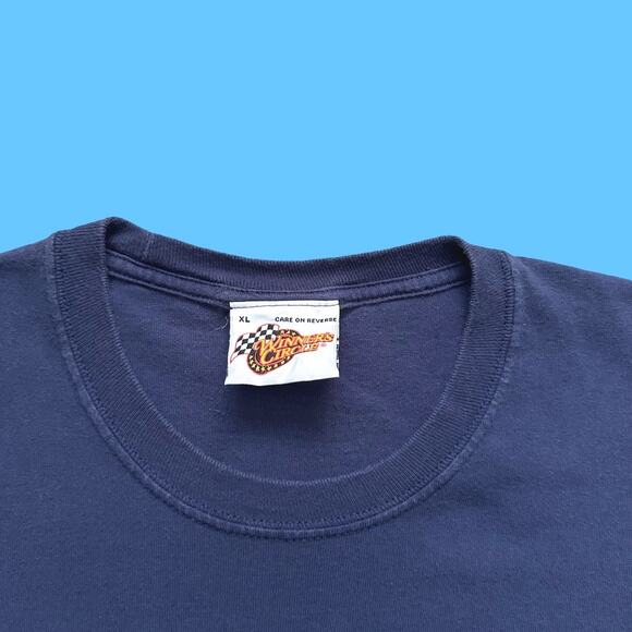 Winners Circle VTG Property Of Nascar Racing SS Tee Mens Size XL Navy GUC - Picture 5 of 8